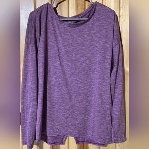 Columbia violet long sleeve shirt/blouse women size large pre owned